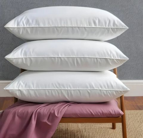 YPOLOIPO Polyester Fibre Sleeping Pillow Pack of 4 (White) - Image 4