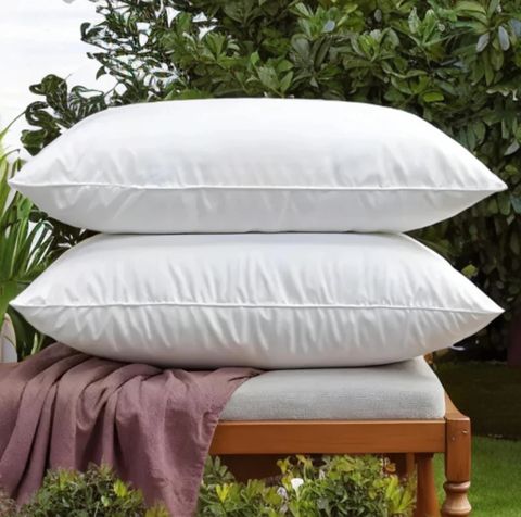 YPOLOIPO Polyester Fibre Sleeping Pillow Pack of 4 (White) - Image 5