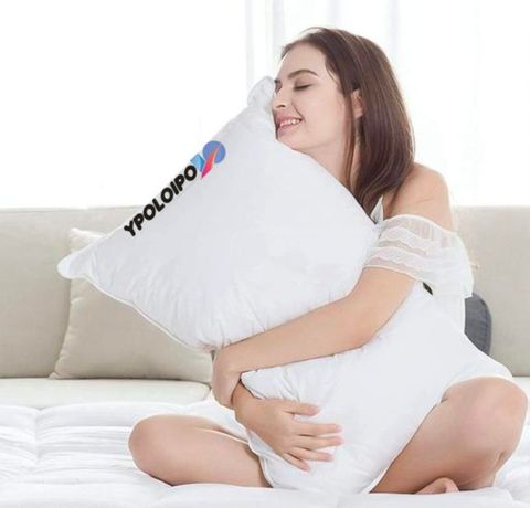 YPOLOIPO Polyester Fibre Sleeping Pillow Pack of 4 (White) - Image 6