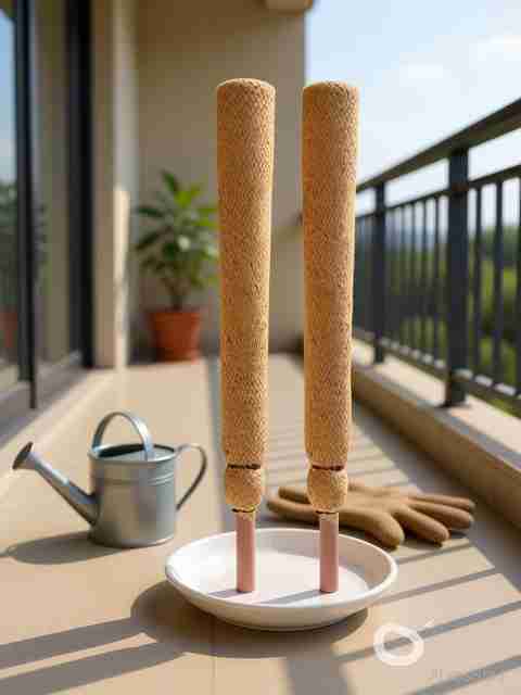 Nikhat Moss Stick for Money Plant, Climbing Indoor Plants (Set of