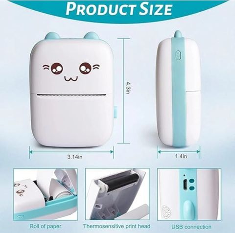 ShreeVistaar TinyJoy Instant Photo Printer Mini Thermal Printer - Image 3