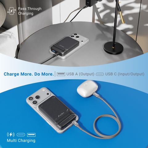 URBN 10000 माह 22.5 W वायरà¥à¤¡ à¤à¤à¤¡ वायरलà¥à¤¸ विथ मà¥à¤à¤¸à¥à¤« Compact पà¥à¤à¥à¤ साà¤à¥ पà¥à¤µà¤° बà¥à¤à¤ (à¤à¤¾à¤²à¤¾, लिथियम पà¥à¤²à¤¿à¤®à¤°, फà¥à¤° à¤à¤¯à¤°à¤¬à¤¡à¥à¤¸, मà¥à¤¬à¤¾à¤à¤², सà¥à¤®à¤¾à¤°à¥à¤à¤µà¥à¤) - Image 7