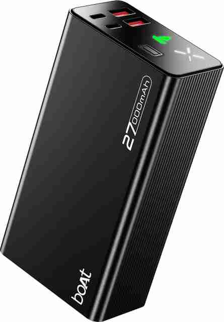 boAt 27000 mAh 22.5 W Power Bank (Onyx Black, Lithium-ion, for Earbuds, Laptop, Mobile, Smartwatch, Speaker, Tablet, Trimmer) - Image 5