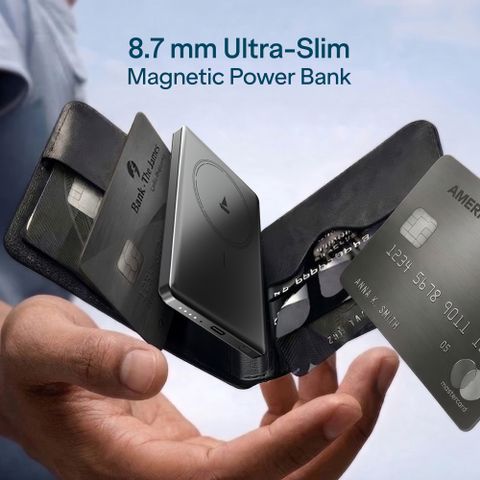 boAt 4800 mAh MagSafe Power Bank (Carbon Black) - Image 8