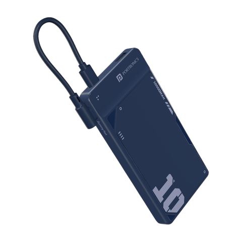 Portronics 10000mAh 22.5W Power Bank Blue - Image 5