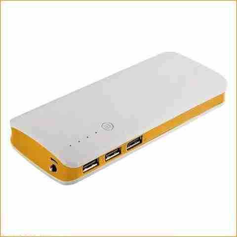 OCEAN MATE 8000 mAh 8W MagSafe Power Bank (White with Yellow) - Image 5