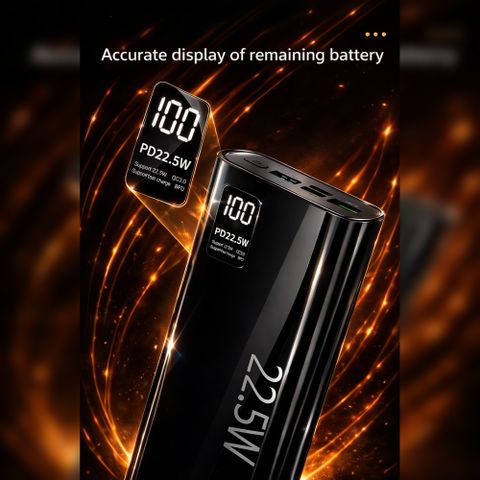 TRPS 32000 mAh 22.5 W Compact Power Bank (Black, Lithium Polymer, Fast Charging for Mobile, Earbuds, Smartwatch, Smartband, Speaker, Tablet, Trimmer) - Image 6