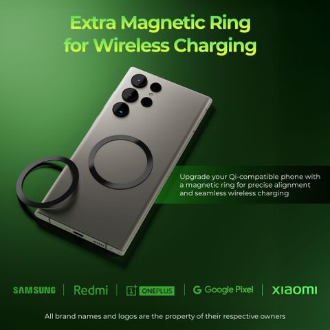ZEBRONICS 10000 mAh With MagSafe Power Bank (Black, Lithium Polymer, Fast Charging for Mobile) - Image 8