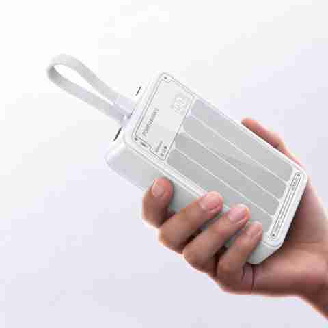 Realme Techlife Realfit 20000mAh 45W Power Bank, Glacier White - Image 5