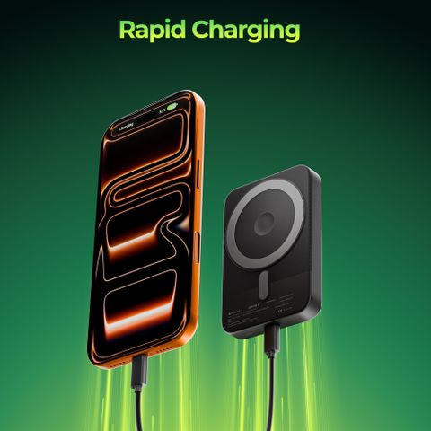 ZEBRONICS 10000 mAh With MagSafe Power Bank (Black, Lithium Polymer, Fast Charging for Mobile) - Image 6