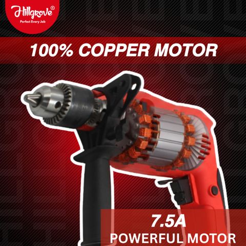 Hillgrove HGCM1515M1 700W 13mm Drill Machine Kit - Image 8