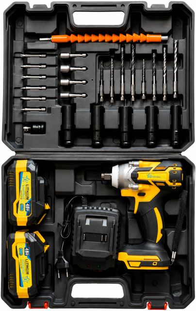 Flipkart SmartBuy Cordless Impact Wrench | Auto Hammer Wrench Machine for Car and Industrial Use Cordless Impact Wrench (1/2 inch) - Image 6