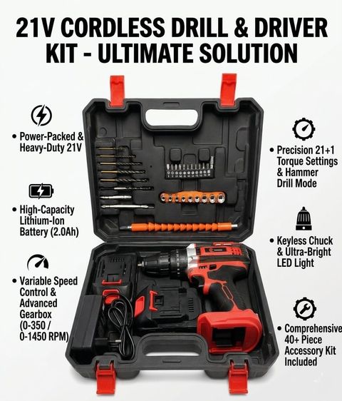 ちゃら CTC Zxcd ZX-21V-CD Cordless Drill Price in India - Buy CTC Zxcd ZX