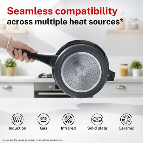 Prestige HA Popular+ 5L Induction Bottom Pressure Cooker - Image 8
