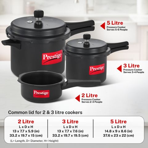 Prestige HA Popular+ 5L Induction Bottom Pressure Cooker - Image 6