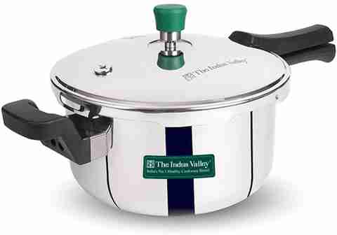 The Indus Valley Triply Stainless Steel Outer Lid Pressure Pan | ISI Certified, 3-Layer Body 5 L Induction Bottom Pressure Pan (Triply) - Image 5