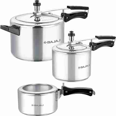 BAJAJ New Shakti 2 L, 3 L, 5 L Pressure Cooker (Aluminium) - Image 5