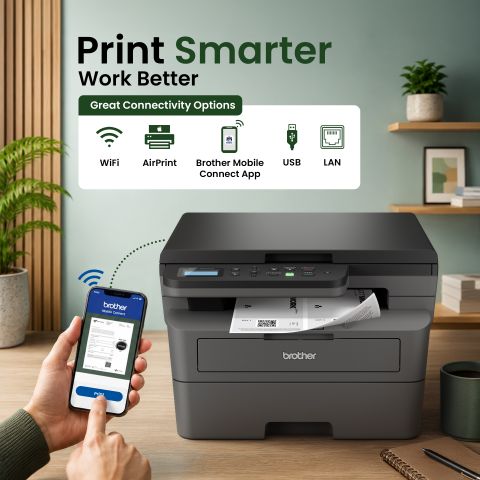 Brother DCP-L2605DW Mono Laser Printer, 250 Sheets - Image 7