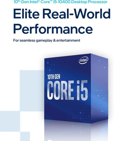 Intel i5-10400 2.9 GHz LGA 1200 Socket 6 Cores Desktop, Laptop