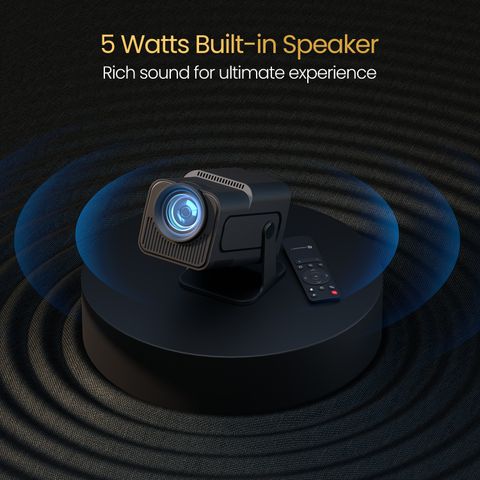 Portronics Beem 470 1080p Projector, Black - Image 6