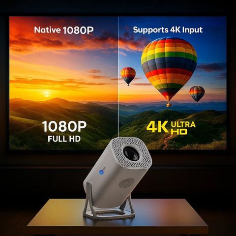 Maizic Smarthome à¤®à¥à¤à¤¼à¤¿à¤ à¤¸à¥à¤®à¤¾à¤°à¥à¤à¤¹à¥à¤® CineGo Max Android 11.0 Smart Projector, 1080P & 4K Support, 2.4G & 5G Wifi à¤ªà¥à¤°à¥à¤à¥à¤¬à¤² à¤ªà¥à¤°à¥à¤à¥à¤à¥à¤à¤° (à¤¸à¤«à¥à¤¦) - Image 7