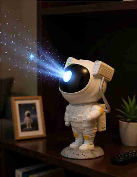 Senterprise Astronaut Galaxy Projector (500 lm) Portable Projector (White) - Image 2