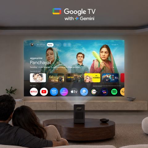Lumio Arc 7 2026 (500 lm / 2 Speaker / Wireless / Remote Controller) Portable with 500 ANSI Lumens, Official Google TV & Netflix, Native 1080p Full HD, 4K Support, 120 - Image 6