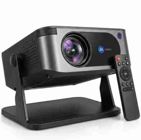 Maizic Smarthome Xnano T200 Smart Mini Projector, Native 1080P, Black - Image 5