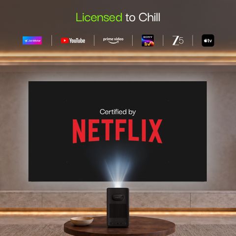 Lumio Arc 7 2026 (500 lm / 2 Speaker / Wireless / Remote Controller) Portable with 500 ANSI Lumens, Official Google TV & Netflix, Native 1080p Full HD, 4K Support, 120 - Image 7