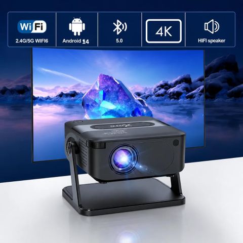 Maizic Smarthome Xnano T200 Smart Mini Projector, Native 1080P, Black - Image 7