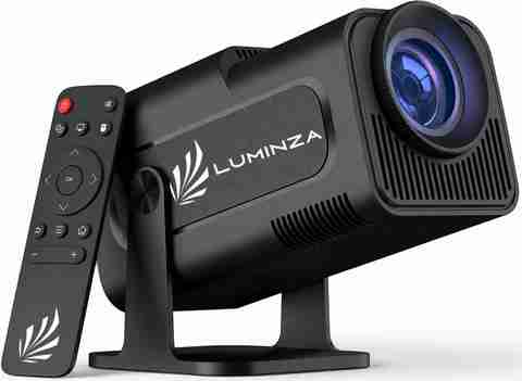 LUMINZA HY320 Mini Projector, 5000 Lumens, Black - Image 3