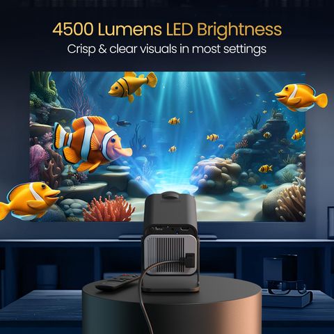 Portronics Beem 470 1080p Projector, Black - Image 8