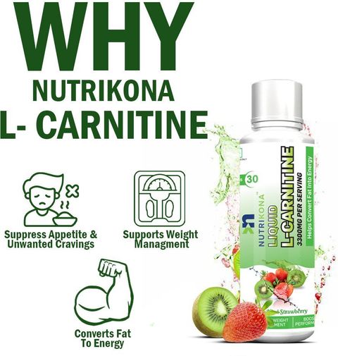 l carnitine suppress appetite NUTRIKONA L-Carnitine 3300 mg Per Serving-Fat Burner and Energy Booster Pre Workout Pre Workout Price in India Pack:Pack Of 1