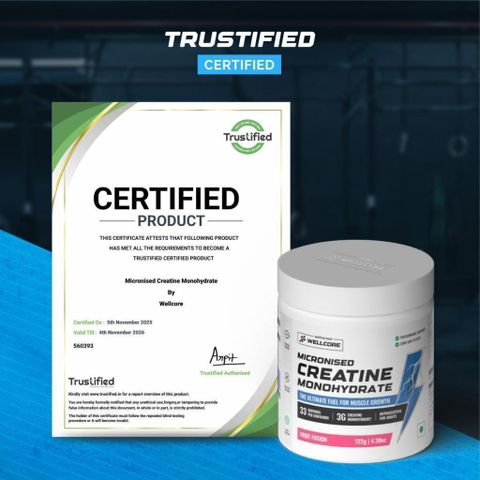 Wellcore Micronised Monohydrate Creatine 122g Fruit Fusion - Image 8