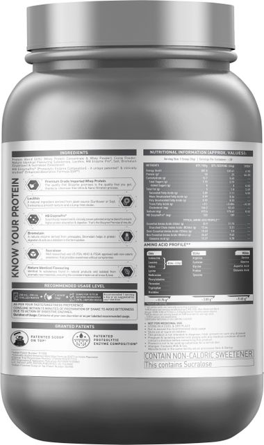 MUSCLEBLAZE Biozyme Performance Whey Protein 1kg Rich Chocolate - Image 7