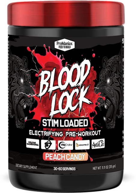 Promaniax Blood Lock Pre-Workout, 60 Servings - High Potency