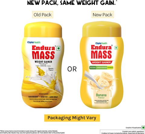 Endura Mass Weight Gainers/Mass Gainers (500 g, Banana) - Image 6