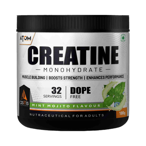 AS-IT-IS Nutrition ATOM Monohydrate Creatine (100 g, Mint Mojito) - Image 3