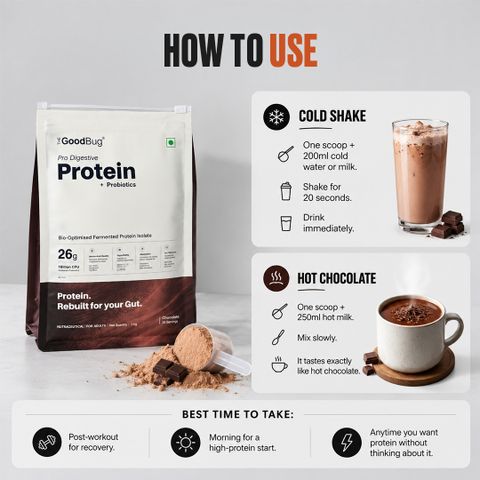 The Good bug Pro Digestive Yeast Protein (1 kg, Chocolate) - Image 8
