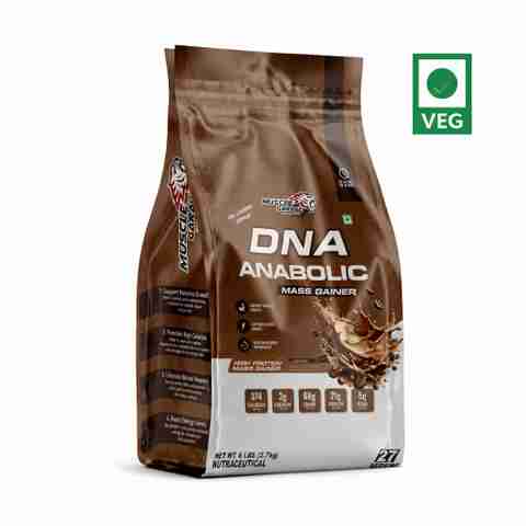 Muscle Garage DNA Anabolic High Protein Weight Gainer (2.7 kg, Coffee) - Image 3