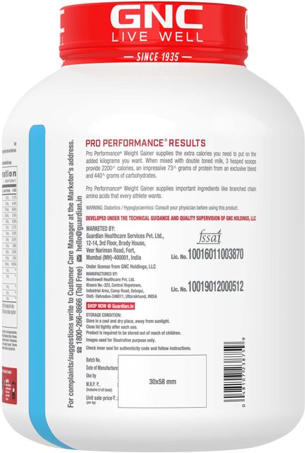 GNC Pro Performance Weight Gainer & Black shaker Weight Gainers/Mass Gainers (3 kg, Double Chocolate) - Image 7
