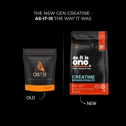 AS-IT-IS Nutrition One Monohydrate Creatine 250g Unflavored - Image 4