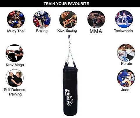 PROSPO Synthetic Leather Heavy Bag 24 inch Filled - Image 5