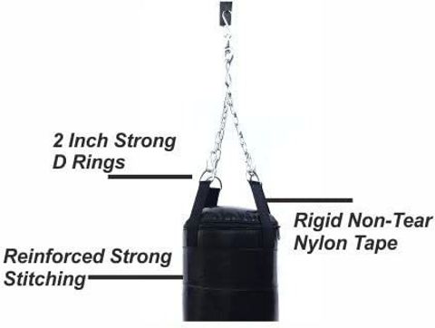 PROSPO Synthetic Leather Heavy Bag 24 inch Filled - Image 3