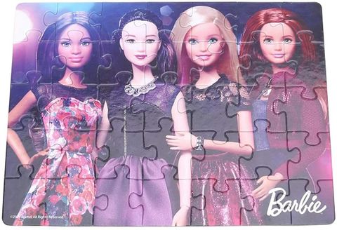 ZWINKO Barbie Jigsaw 4 in 1. 4 Different Jumbo Jigsaw Puzzles for
