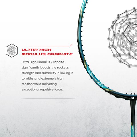 apacs ATTACK 66 Blue Unstrung Badminton Racquet (82g) 15.88 kg - Image 7