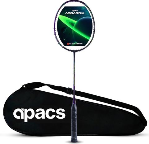 apacs Asgardia Lite (73G, 35 LBS) Purple, Blue Unstrung Badminton