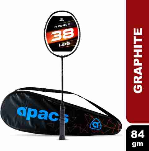 apacs N-Force 111 (Ultra Graphite, 38LBS) Black, Gold Unstrung