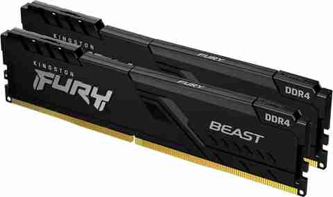 Kingston DDR4 16GB (8GB×2枚) KINGSTON Fury Beast (Gaming) 2x8GB DDR4 16 GB (Dual Channel) PC
