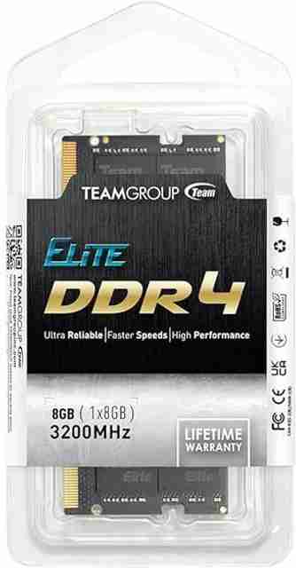 TEAMGROUP ELITE DDR4 3200MHZ DDR4 8 GB Laptop 3200MHz PC4-25600